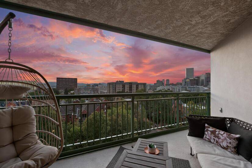 Soak in these city and mountain views!