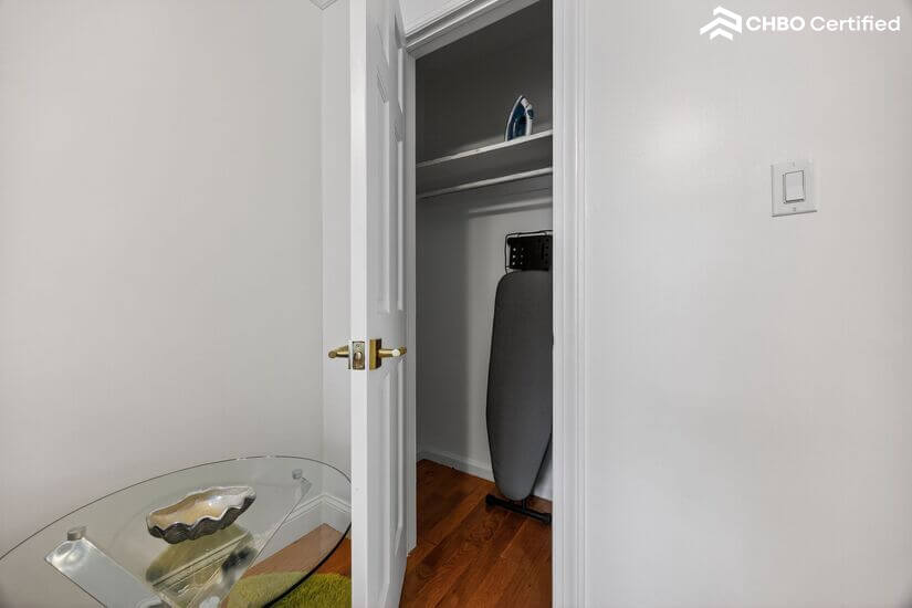 Closet in living room