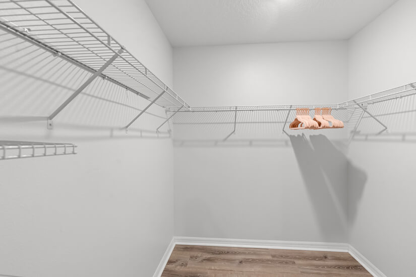 Primary suite walk-in closer