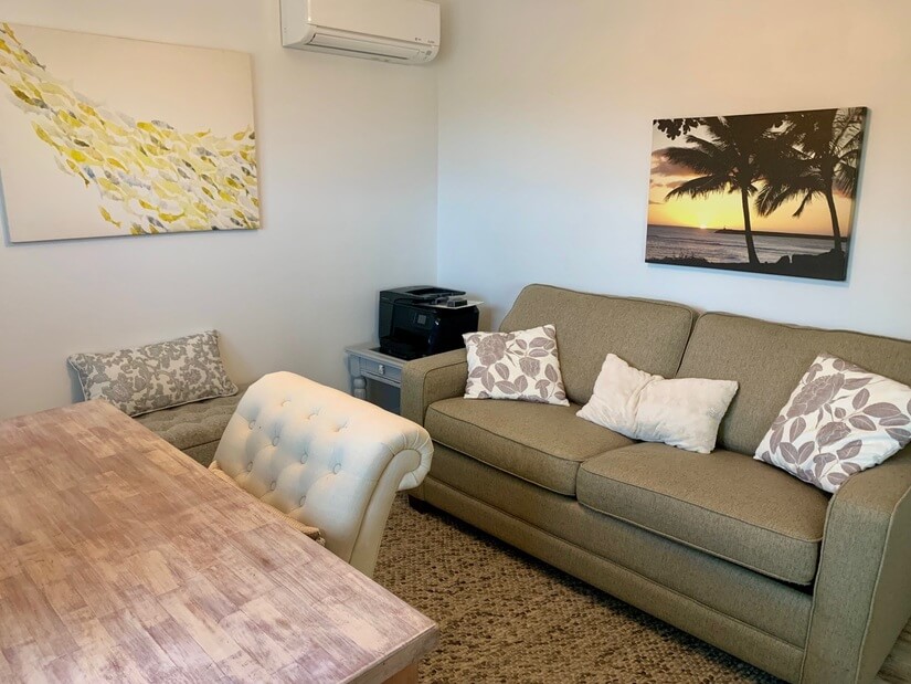 Office w/Sofabed for guests and optional Crib