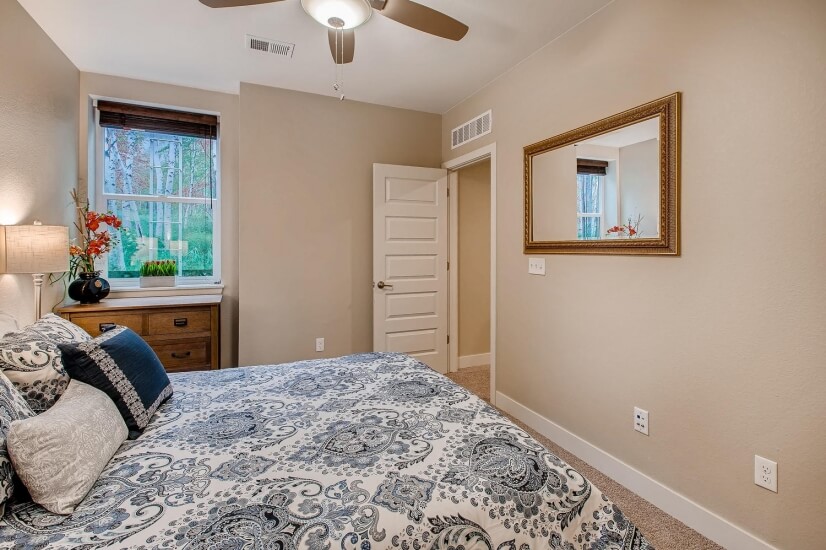 Lower Level Bedroom with queen bed