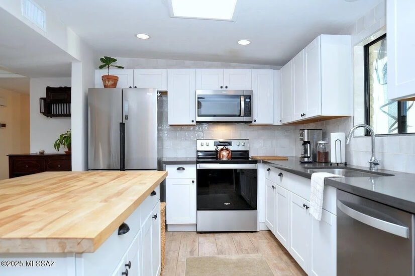 Oven, stove, refrigerator, and dishwasher