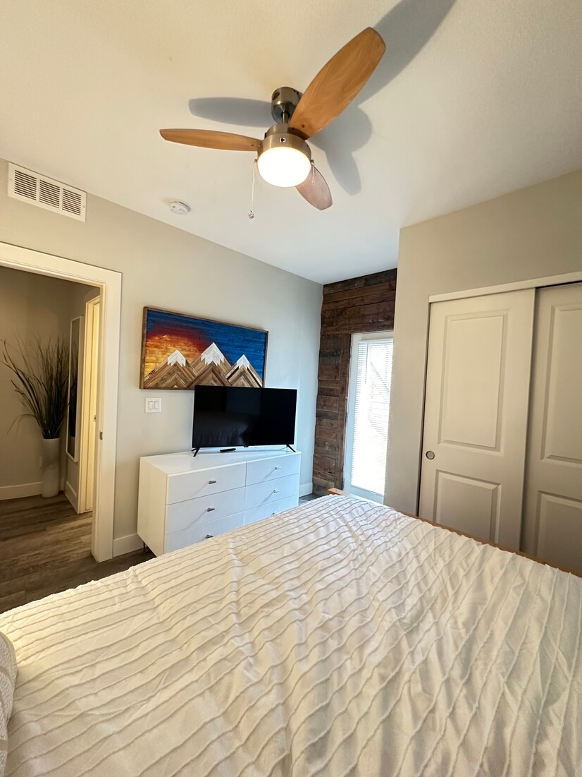 Back Bedroom with 42” Smart TV