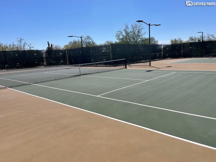 HOA private tennis courts