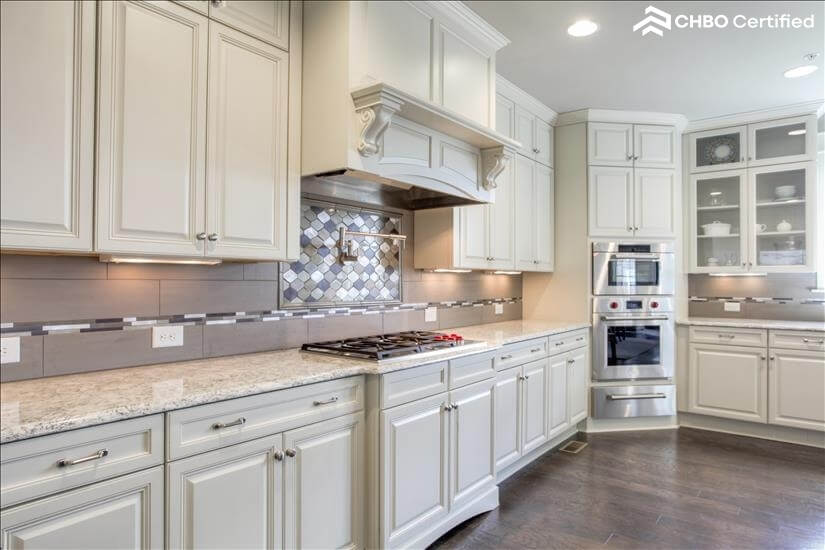 Substantial cabinets, Wolf oven,steam oven &