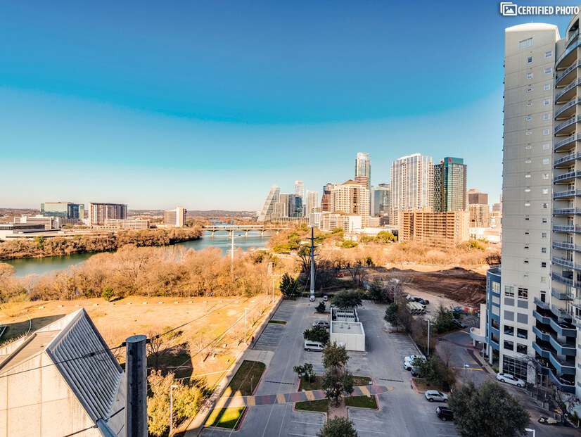 Western views of Austin's downtown