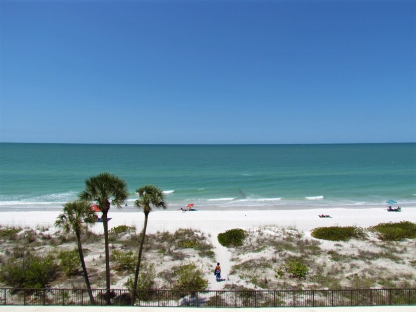 View Of Madeira Beach From The 5th Floor Private Balcony.