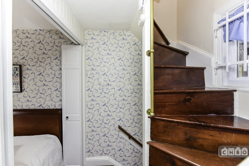 Stairs to third floor