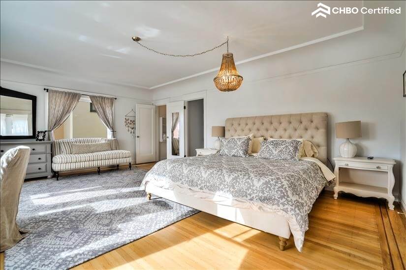 view of king bedroom