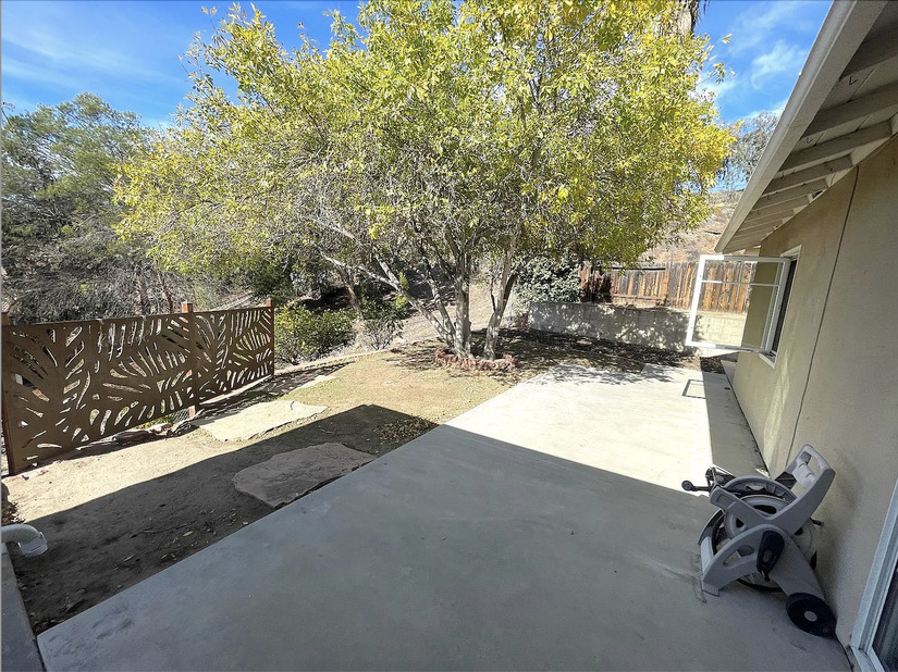 Back yard additional space