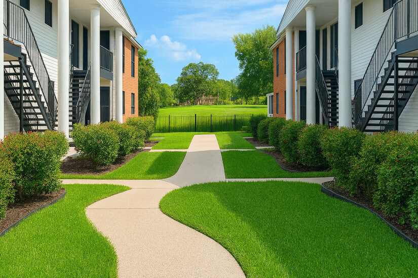 Rose Gardens On Both Sides