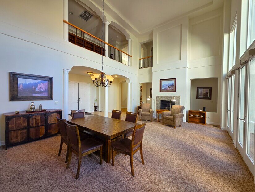 living & dining room