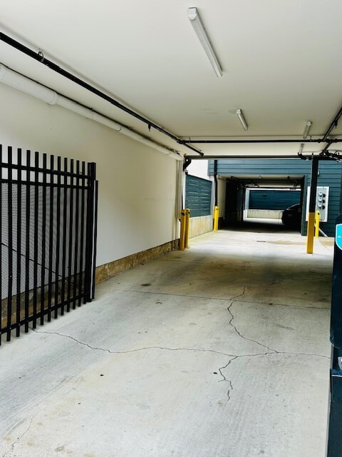 Assigned parking in a covered garage
