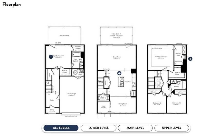 Townhouse Floor Plan