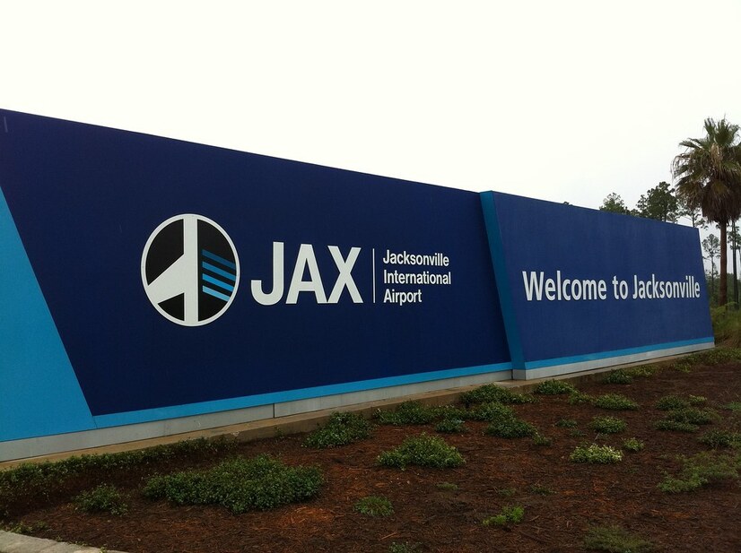JAX airport is 22 mins away