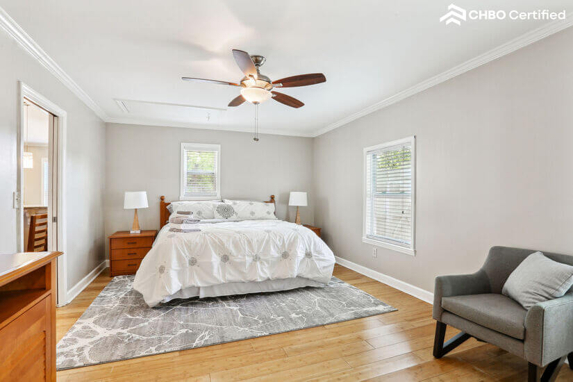 Master on main King room