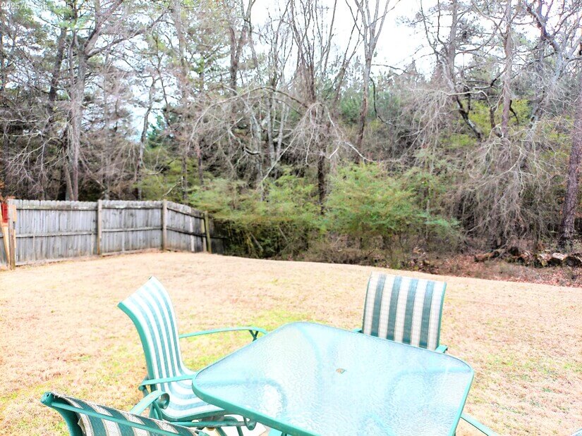Fenced Backyard