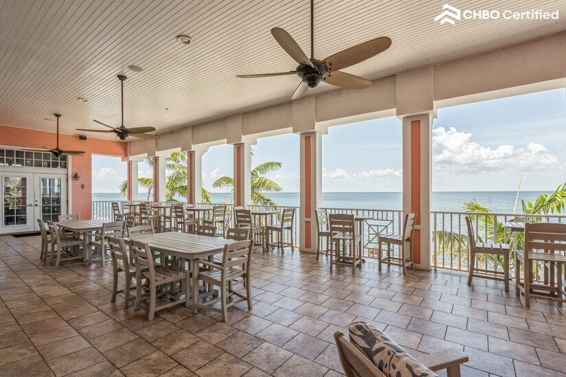 Patio Next to Full Bar on Tampa Bay