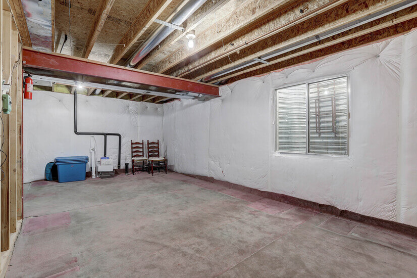 Basement (adequate space for storage)