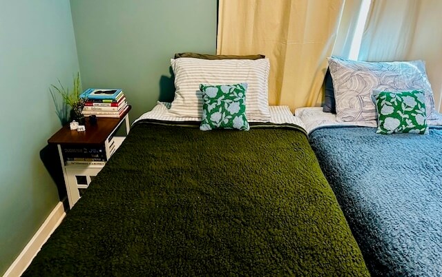 2nd bedroom can be set up with 2 twins or 1 King