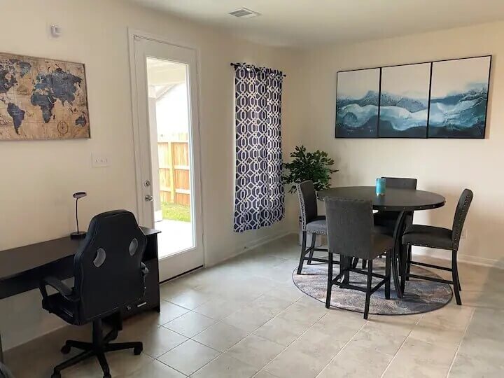 Dining Area with Work Space