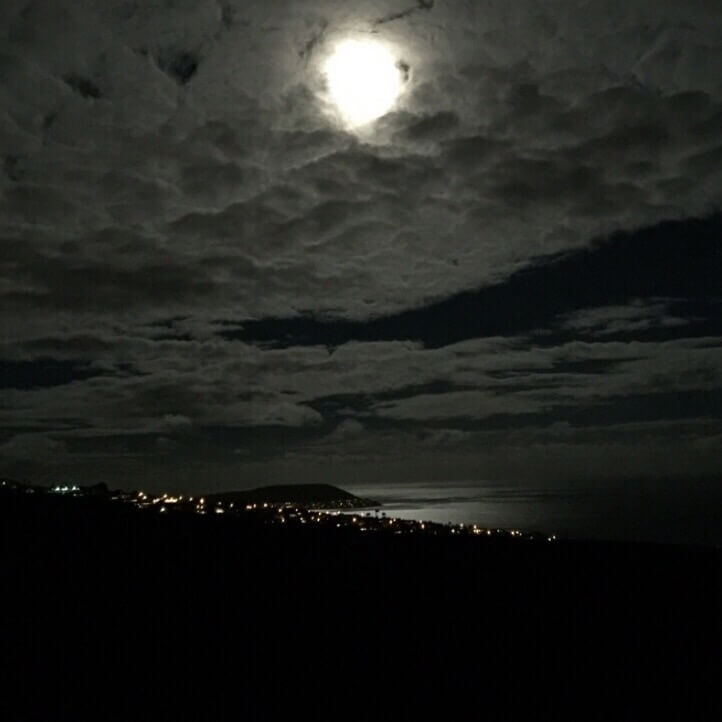 Amazing moon views at night