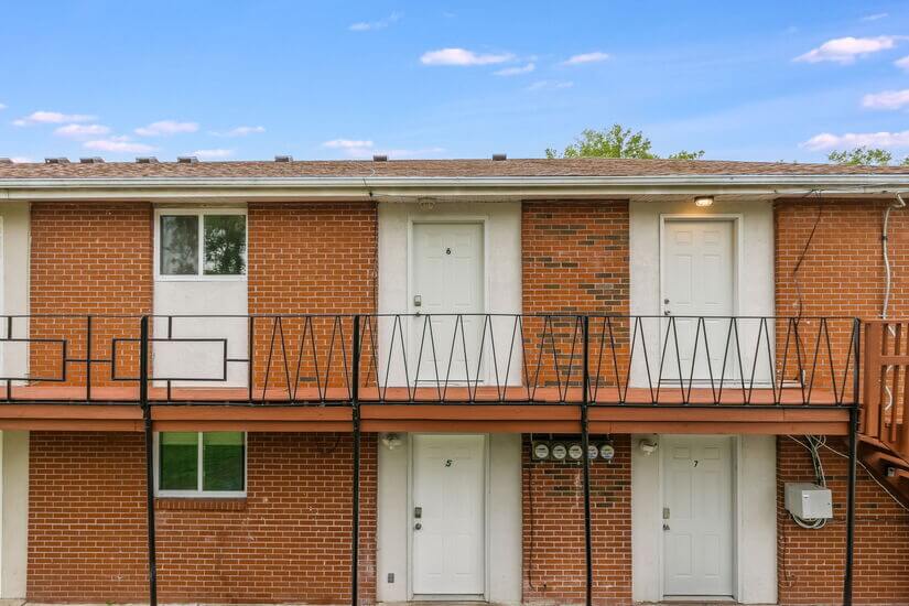 Back door from exterior