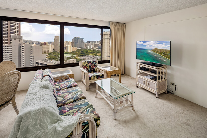 Ala Moana HighFloor  w Ocean City Views