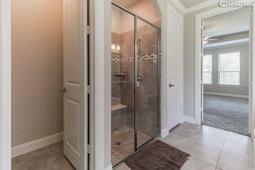 FF Master Bathroom with Storage and Standing Shower