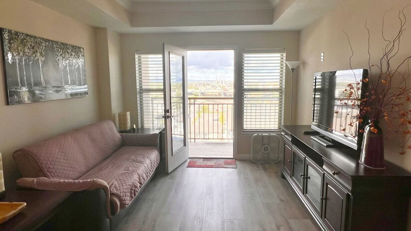 Living Room & Balcony