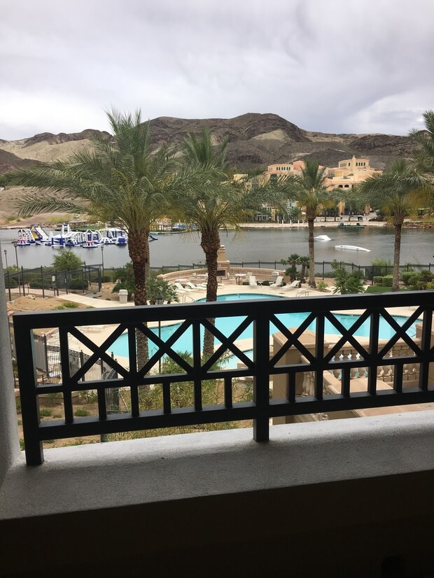 View from deck