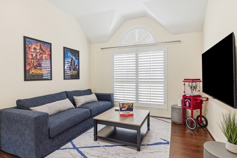 Watch movies or play games in the game room!