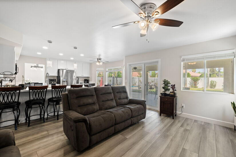 Family Room with Breakfast Bar