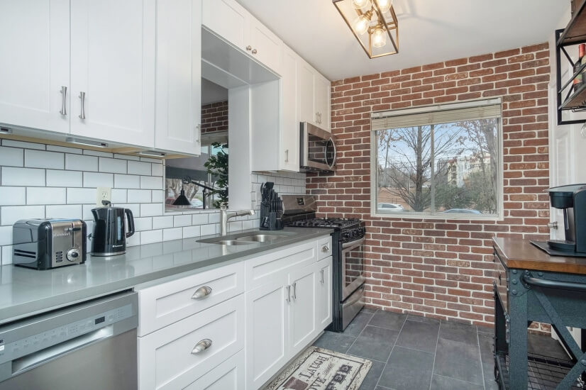 Galley Style Kitchen,