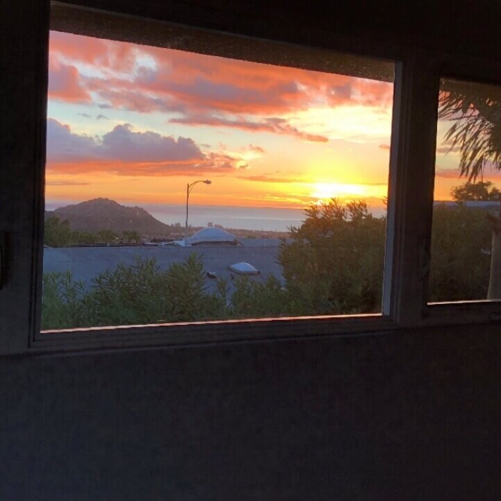 From side window of living room. No filter us