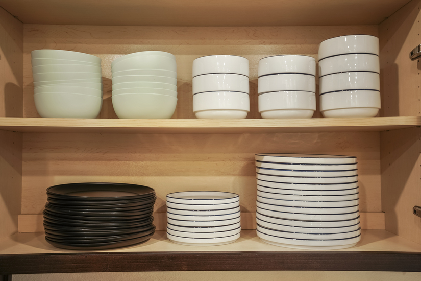 Fully stocked dishes
