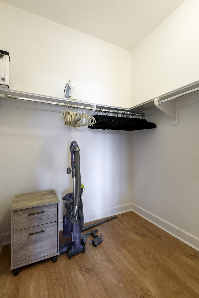 Walk In Closet With Plenty of Space for yourW