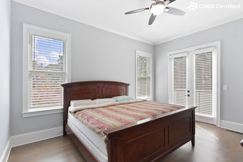 guest bedroom on main floor