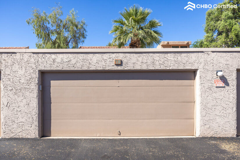 Full size two car garage