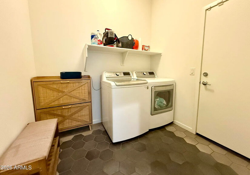 In-unit laundry convenience