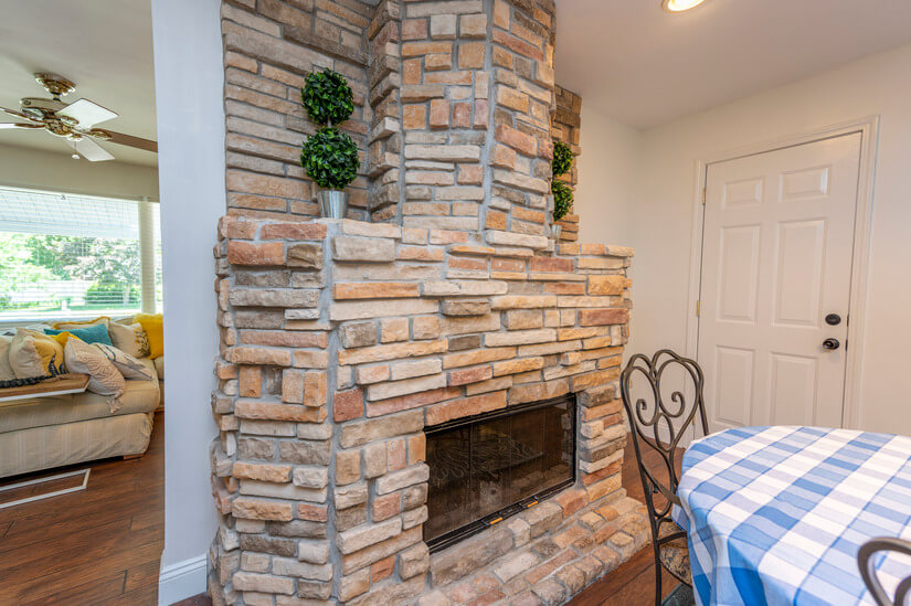 Coming soon: Electric fireplace insert.