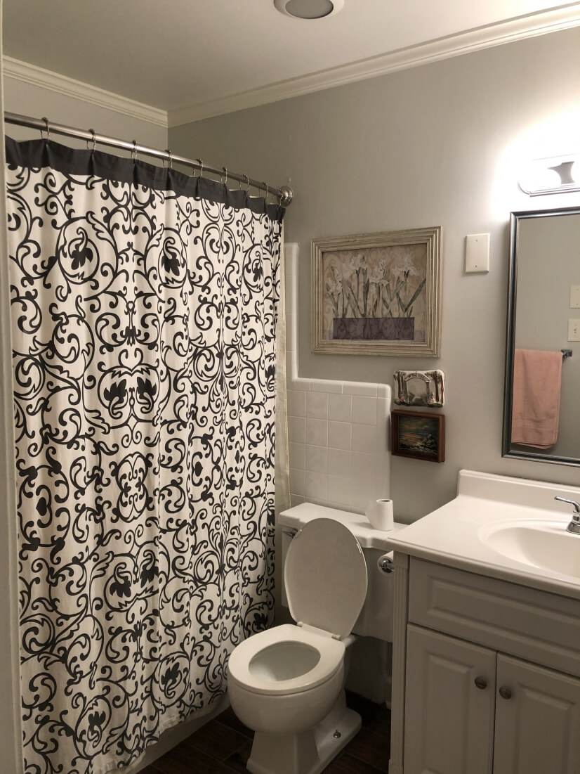 Updated hallway bathroom