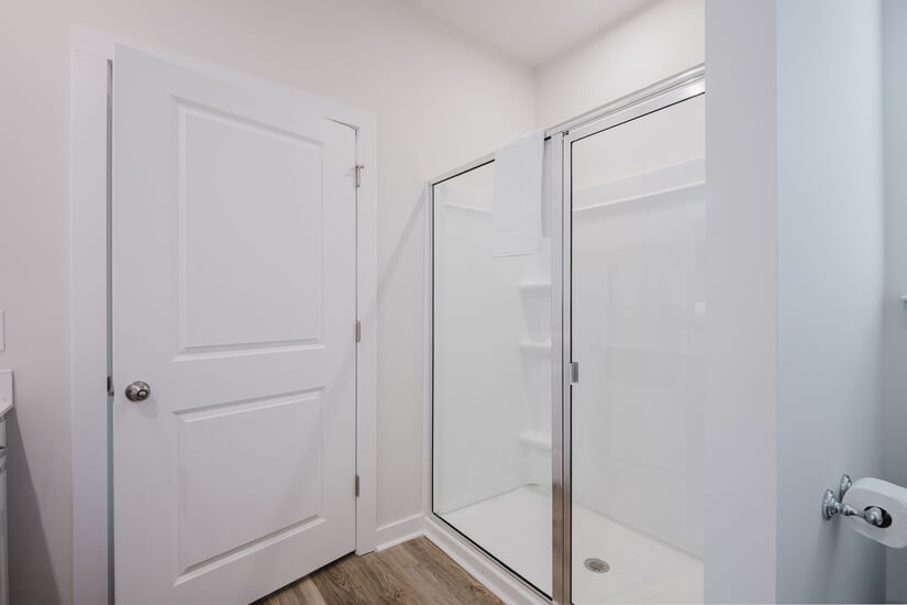 1st floor master bedroom shower