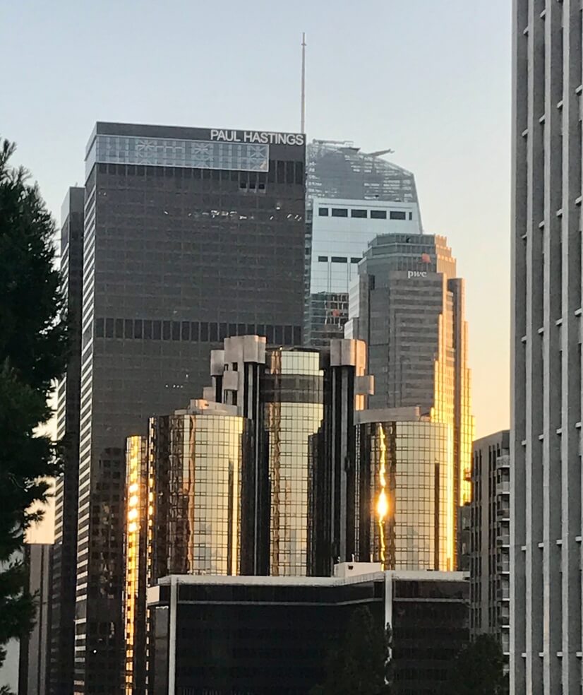 View from living room and balcony
