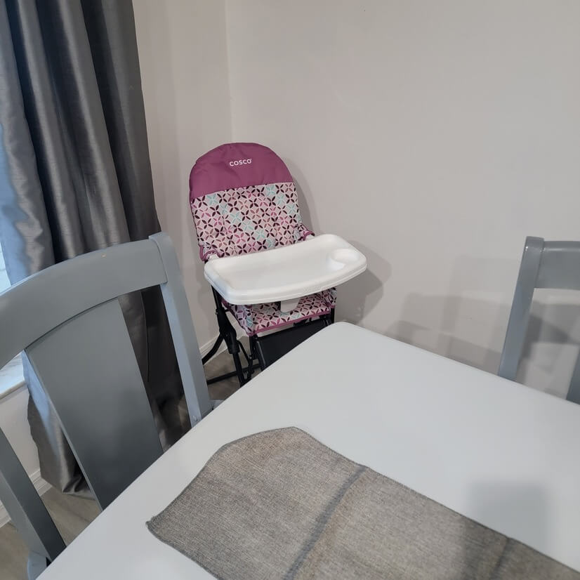 High chair option in Pantry