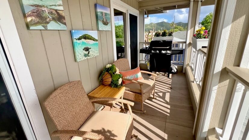 Lanai with BBQ
