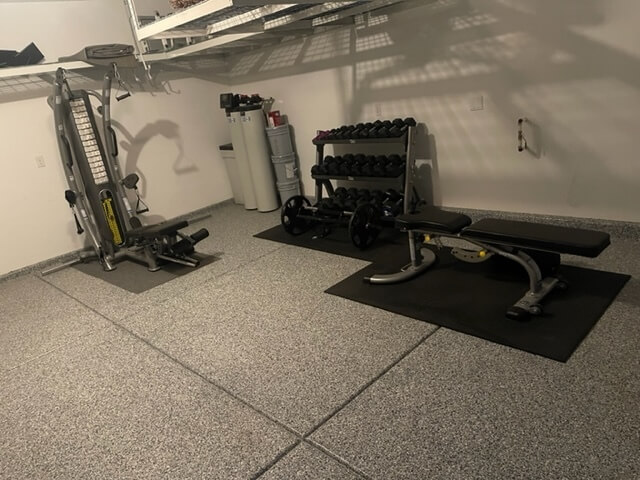 Garage w/ Workout Equipment