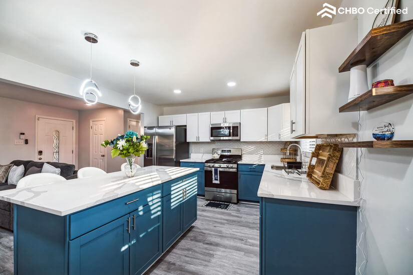 Sideview #2 of Stylish Open Kitchen