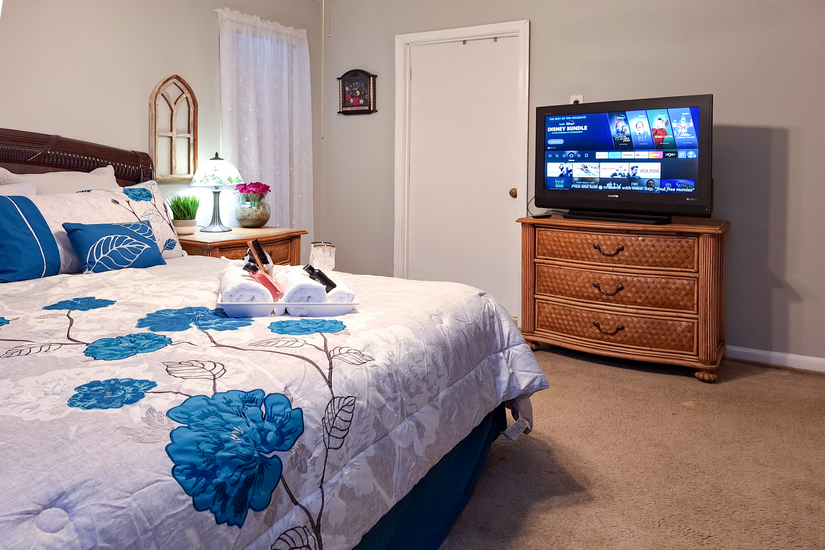 Primary Bedroom King size bed