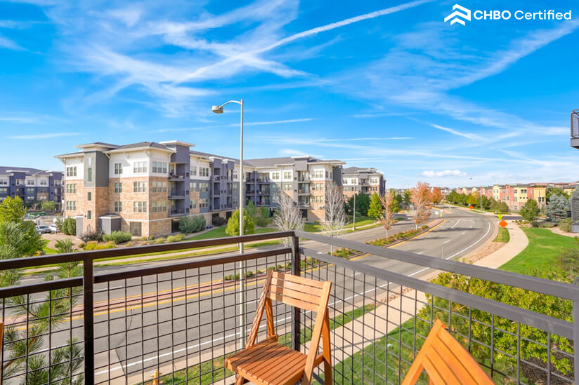 What a great view from your balcony.